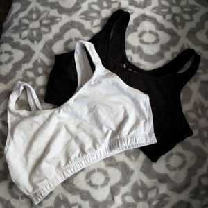 Low impact sports bra set - two bras